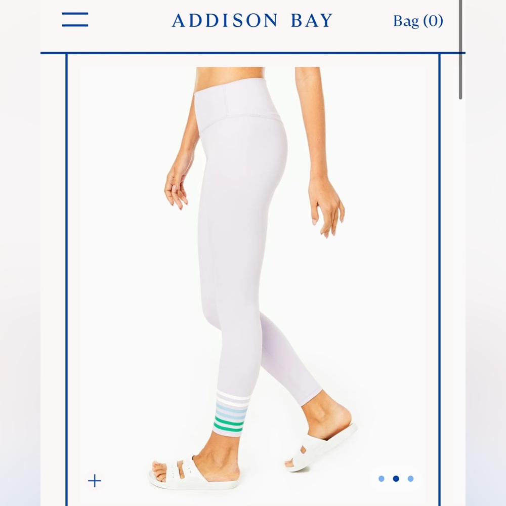 Addison Bay Lavender Everyday leggings; size L